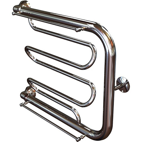 Полотенцесушитель Фокстрот 3 Лиана (ПS-6) 600х500 D32мм с полочками: фотография 1