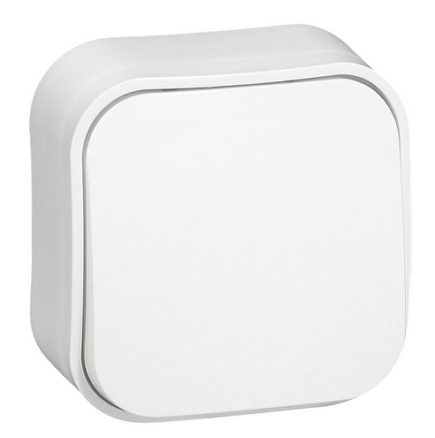 Выключатель 1-кл. ОП Quteo 10А IP20 10АХ бел. Leg 782200: фотография 1