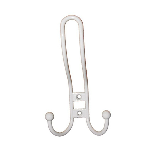 Крючок - вешалка №12 белый: фотография 1