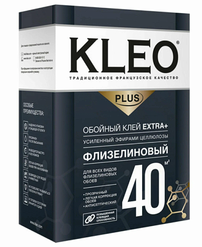 Клей KLEO EXTRA PLUS 40 для флизелиновых обоев до 40м²: фотография 1