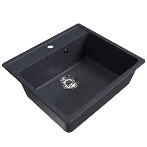 Мойка ML-GM15 антрацит (343), 500х560х180 мм: фотография 1