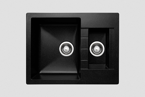 Мойка GRANICOM G-017 640х490 мм 2 чаши CUBA сахара: фотография 1