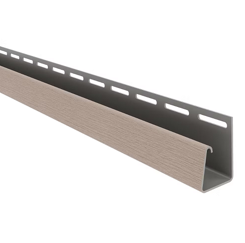 J профиль Технониколь для фасадных панелей, фуга светлая 3м: фотография 1