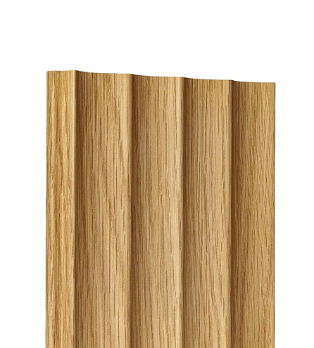 Стеновая панель ACUPAN  WELLEN (Волны) MDF ECO 122.506.93 Дуб Слик 2760х122х12мм : фотография 1