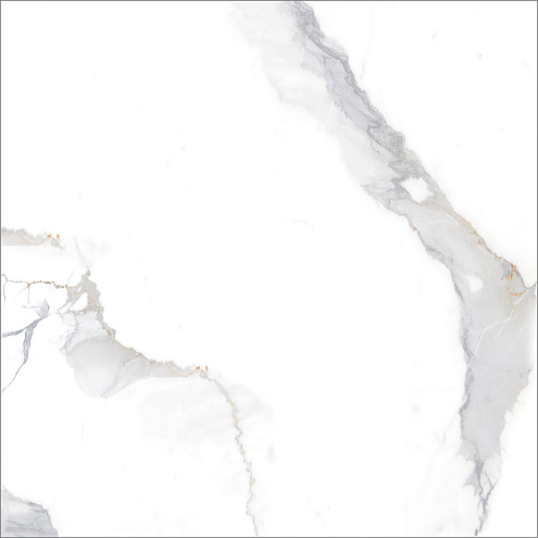 Керамогранит 60х60 Calacatta Imperial Белый полированный GT60606103PR : фотография 1