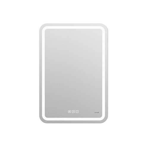 Зеркало LED 051 design pro 55x80 с подсветкой bluetooth с антизапотеванием прямоугольное: фотография 1