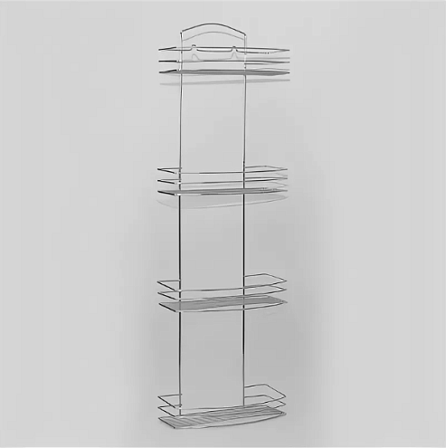 Прямая полка СТК 4х-ярусная овал 8525-4: фотография 1