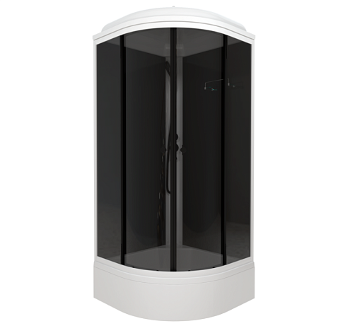 Душевая кабина Triton Грэй-Блэк 90х90 В: фотография 1