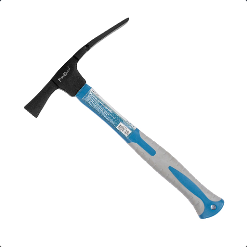 Молоток-каменщика 600г, фиберглассовая ручка, РемоКолор: фотография 1