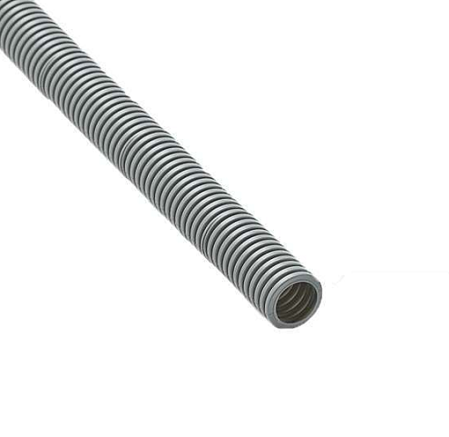 Труба гофрированная ПВХ легкая d32мм с протяжкой серый уп.25м Ruvinil 13201: фотография 1