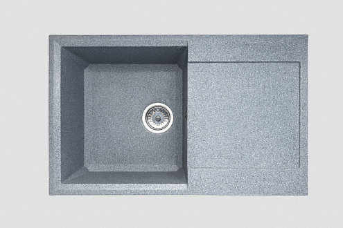 Мойка GRANICOM NOVELL Маура 781х495 мм графит без сифона: фотография 1