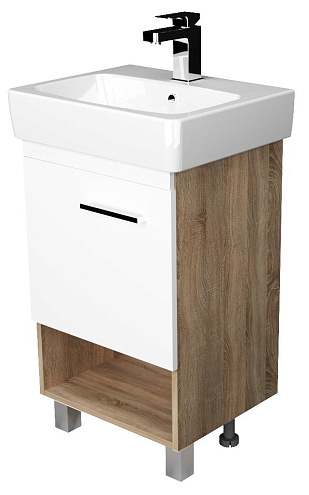 Тумба Tera 55Н 1 дверь Дуб Сонома: фотография 1