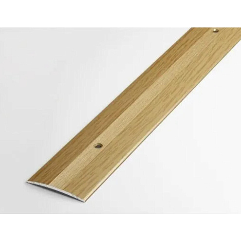 Порог-стык 38мм 1,8м дуб светлый: фотография 1