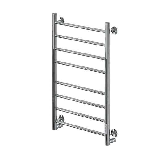 Полотенцесушитель Mixline Вега 80х50 таймер, 318Вт, 8 перекладин прямые, электрический, хром: фотография 1