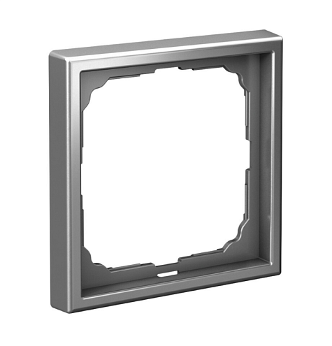 Рамка 1-местная ArtGallery сталь Systeme Electric GAL000901: фотография 1