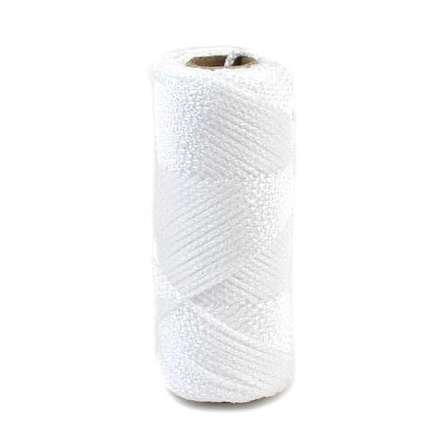 Шнур хозяйственно - бытовой с сердечником 2мм белый 50м: фотография 1