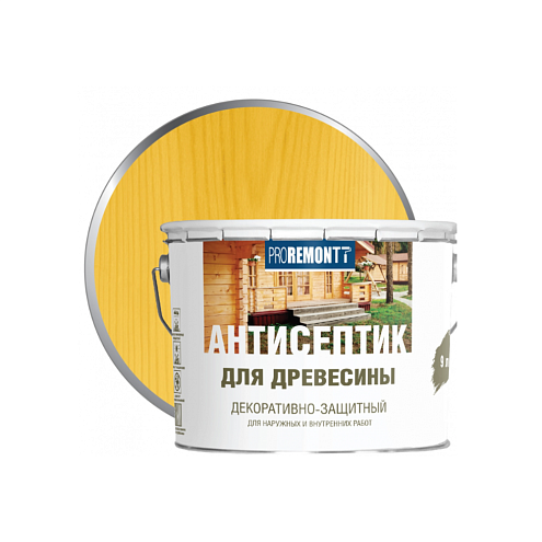 Proremontt антисептик деревозащитное средство Сосна 9л  : фотография 1