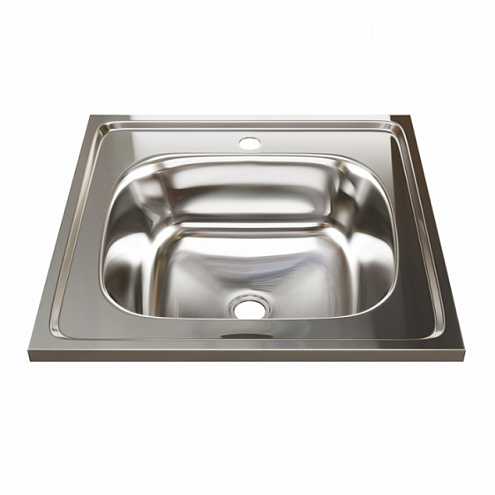 Мойка 500х500 выпуск1 1/2" MIXLINE 160 мм: фотография 1