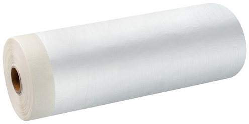 Защитная пленка с бумажной малярной лентой 270смх16м, высота рулона 20см Color Expert : фотография 1