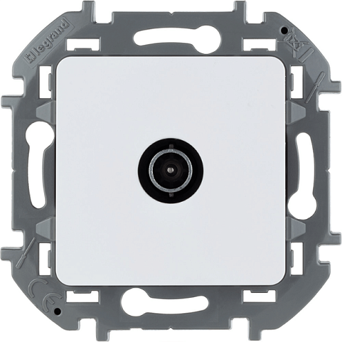 Механизм розетки оконечной TV Inspiria 10дБ 5-862мГц бел. Leg 673870: фотография 1