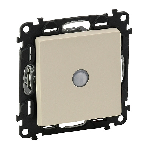 Переключатель Valena Life со встроенным датчиком движения 160 град. с лиц. панелью, безвинт. зажимы сл. кость Leg 752265: фотография 1