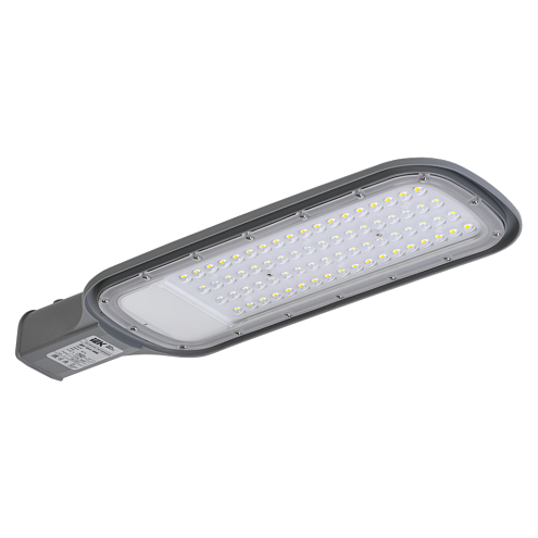 Светильник светодиодный консольный ДКУ 1012-100Ш 5000К IP65 серый IEK LDKU1-1012-100-5000-K03: фотография 1