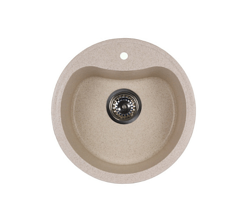 Мойка GRANICOM NOVELL Лира 430х430 мм латте без сифона: фотография 1