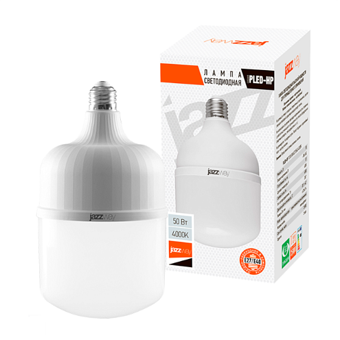 Лампа светодиодная высокомощная PLED-HP-T120 50Вт 4000К E27/E40 Pro JazzWay 5003842A: фотография 1