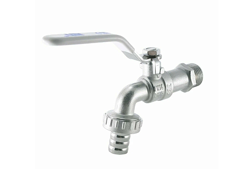 Кран шаровой с носиком 1/2&quot; водоразборный STI: фотография 1