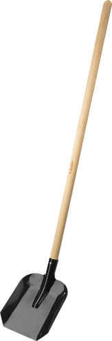 Лопата Зубр &quot;Мастер&quot;, совковая, ЛСП, деревянный черенок: фотография 1