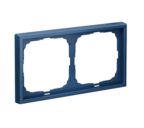 Рамка 2-местная ArtGallery универсальная аквамарин Systeme Electric GAL001102: фотография 1