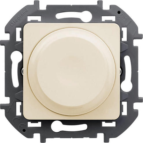 Механизм светорегулятора поворотного Inspiria 300Вт без нейтрали сл. кость Leg 673791: фотография 1