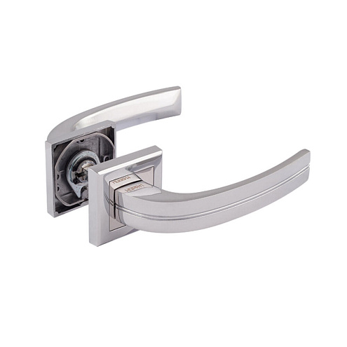 Ручка дверная НОРА-М 106К AL хром : фотография 1