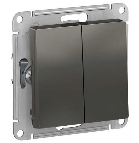 Механизм переключателя 2-кл. ATLAS DESIGN (сх.6) 10АХ сталь SchE ATN000965: фотография 1