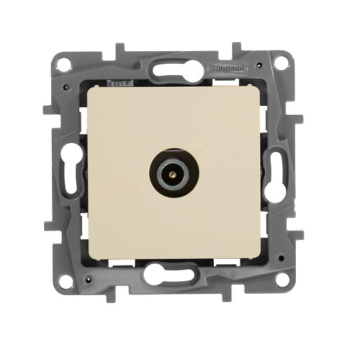 Механизм розетки TV СП Etika оконечная 5дБ сл. кость Leg 672365: фотография 1