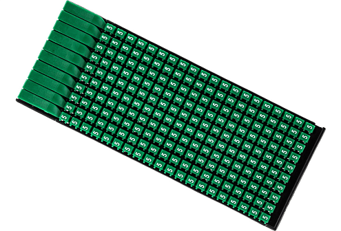 Маркер для кабеля 0.5-1.5мм символ "5" уп.200шт DKC MKF5S1: фотография 1