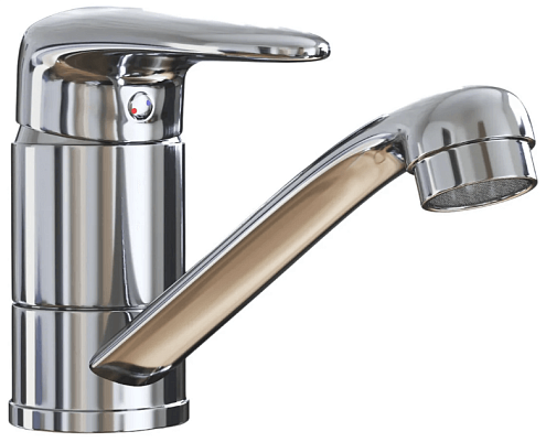 Смеситель для кухни 40k MIXLINE ML08-031 короткий излив (без подводки): фотография 1