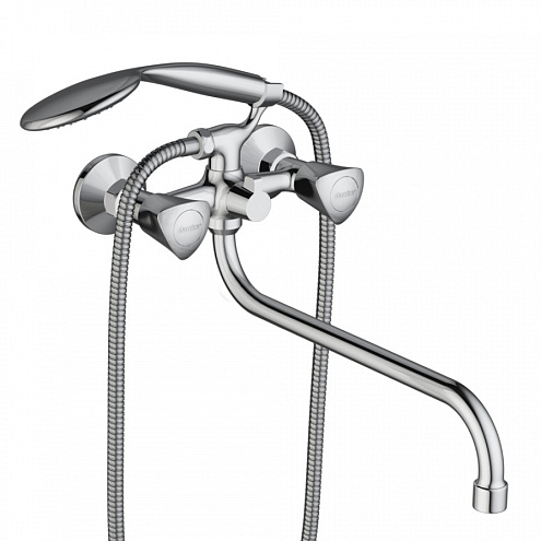 349500000 Object, смеситель для ванны/душа с длинным изливом, душ.гарнитуром, шт: фотография 1