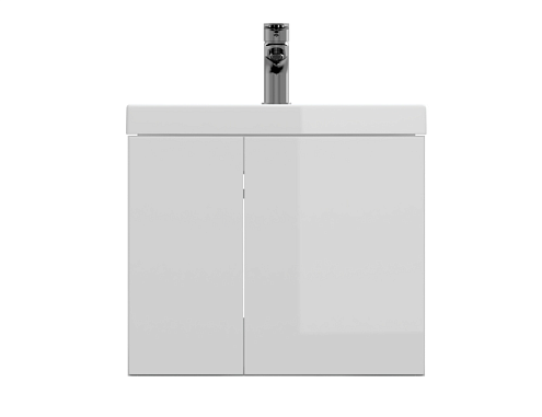Тумба под раковину подвесная COLOUR 50 для COMO 50 белый: фотография 1