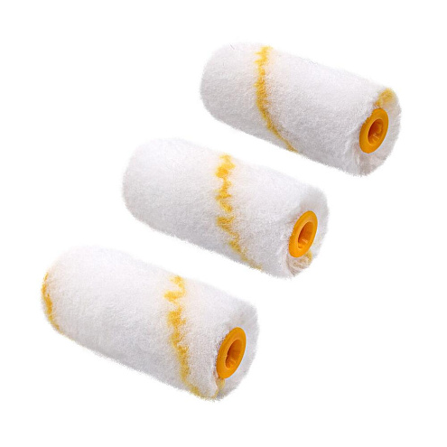 Мини-ролик "Гирпаинт", ворс 12мм, бюгель 6мм, 15х55мм, 3шт, РемоКолор: фотография 1