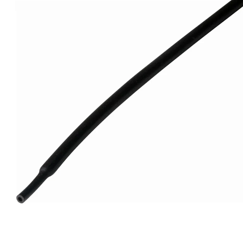 Трубка термоусадочная 2.0/1.0 1м черный Rexant 20-2006: фотография 1