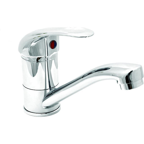 Смеситель Кухня SANTREK AQUA-765  &quot;STANDART&quot; шар. d-35 SB75 короткий нос: фотография 1