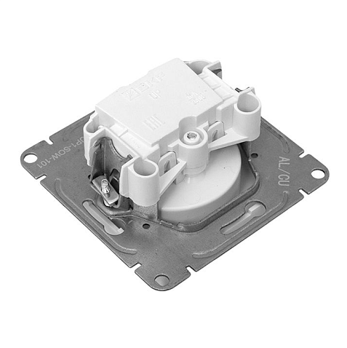 Розетка Эпика 16А без заземления защитные шторки механизм белый EKF UP1-SOW-101: фотография 1