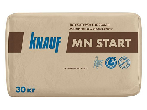 Штукатурка гипсовая машинного нанесения КНАУФ-МН Старт 30кг: фотография 1
