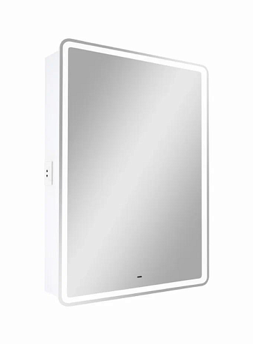 Зеркало-шкаф "Holder Lense LED" 600х800 с органайзером и увеличительным зеркалом: фотография 1