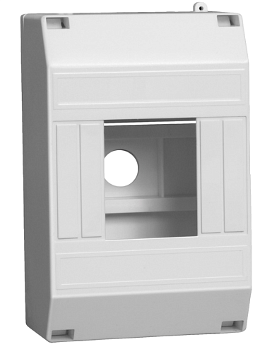 Корпус пластиковый KREPTA 3 КМПн 1/4 IP20 белый IEK MKP31-N-04-30-135: фотография 1