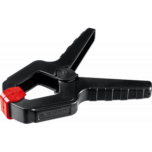 Пружинный зажим, глубина зажима 75мм, 15кгс, ЗУБР: фотография 1