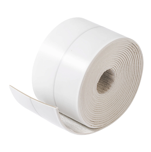 Лента бордюрная самоклеящаяся Аккурат 60мм х 3,35м белая : фотография 1