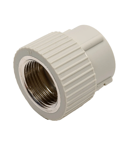 Муфта комбинированная внутренняя резьба 32х1&quot; серый TR-TB Tebo : фотография 1