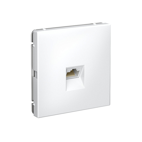 Розетка компьютерная ArtGallery RJ45 кат.6A механизм лотос Systeme Electric GAL001386: фотография 1